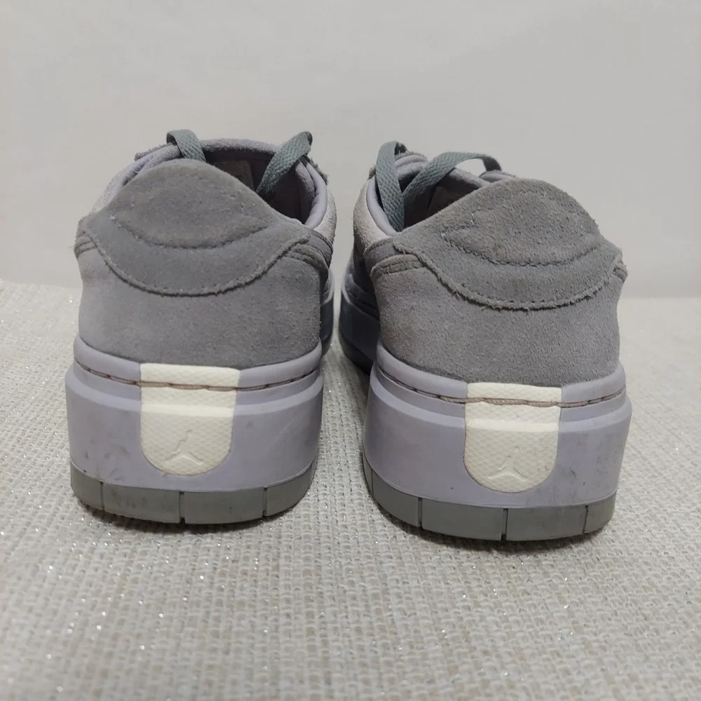 Nike Air Jordan 1 Elevate Low Shoes Gray‎ Suede Sneakers Womens 12/Men 10.5